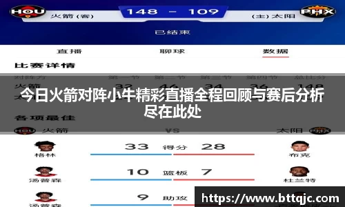 今日火箭对阵小牛精彩直播全程回顾与赛后分析尽在此处